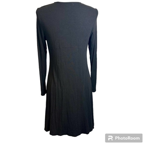 Eileen Fisher Midi Dress Women’s sz. XS TP Brown Viscose Blend Long Sleeve‎ - Picture 5 of 9